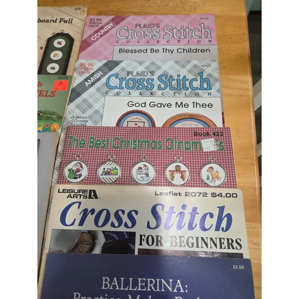 Lot of 14 Cross Stitch Leaflets